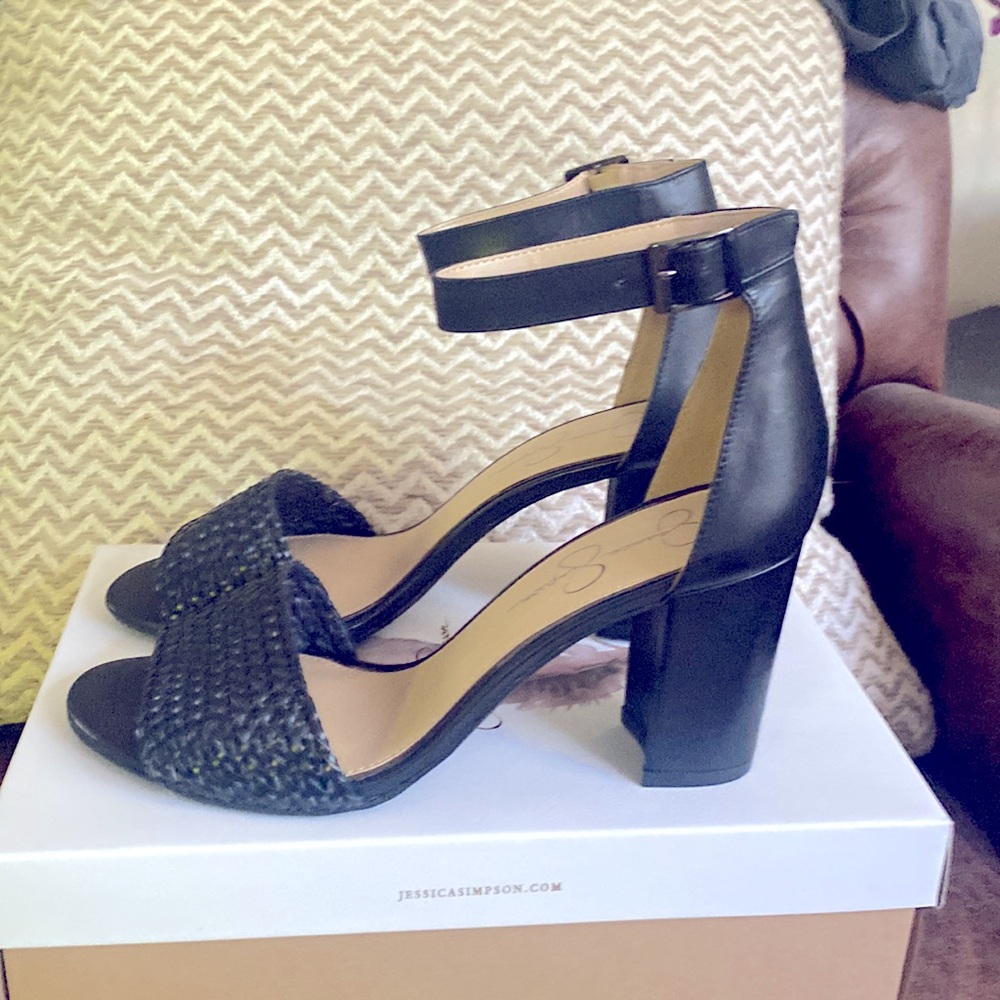 Jessica Simpson Black Sandals🌺
